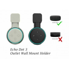 Outlet Wall Mount Holder Stand Hanger Socket For Amazon Echo Dot 3rd Gen Speaker
